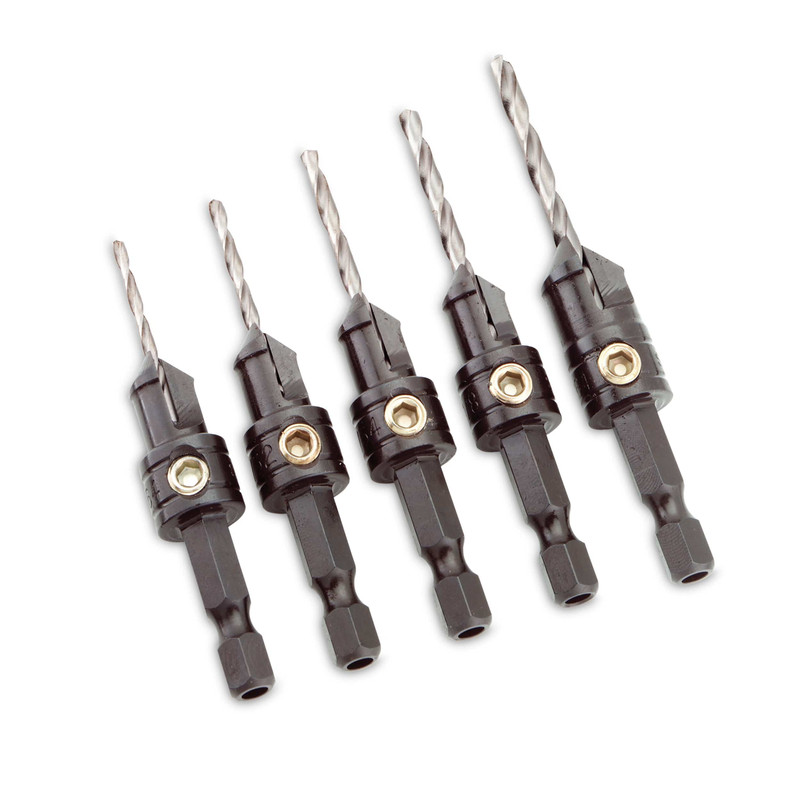 Countersink With Twist Drill Bit - Size:Set-Multiple Sizes